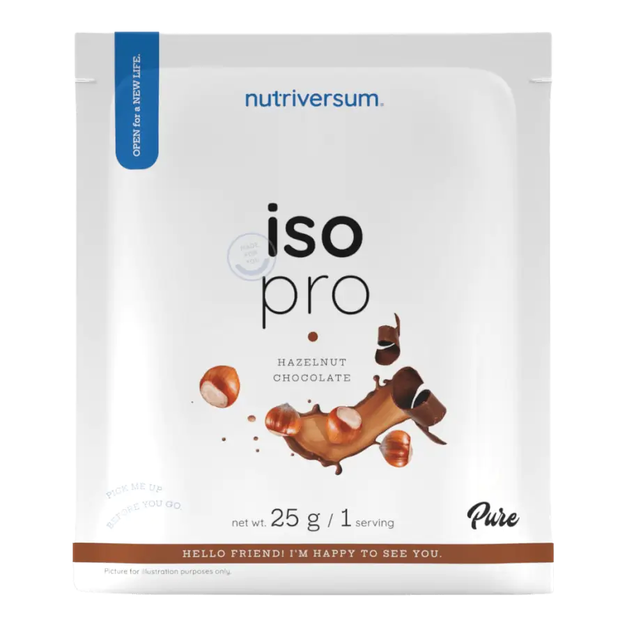 ISO PRO - 25 g - mogyorós-csokoládé - Nutriversum