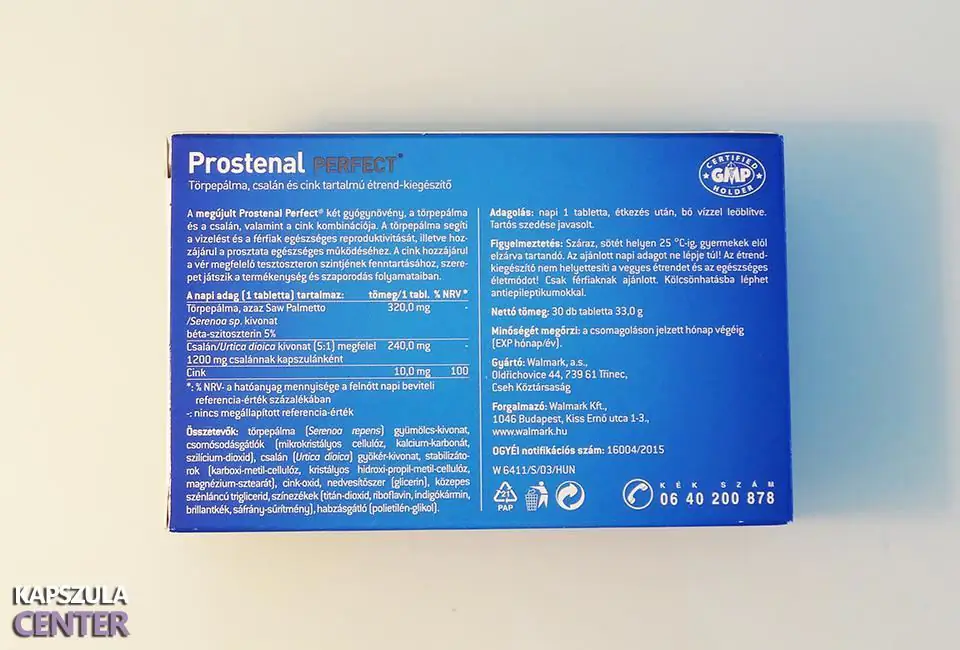 Prostenal Prefect összetevők