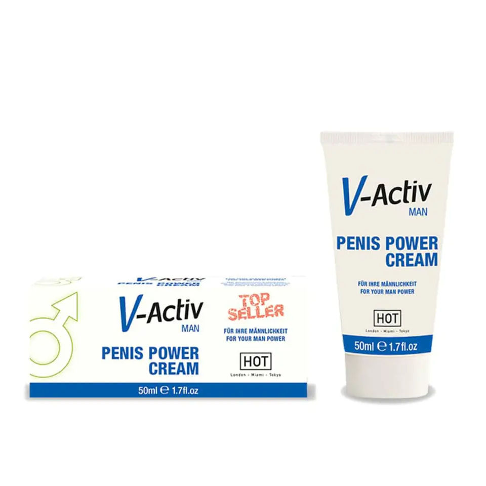 HOT V-Activ penis power cream for men 50 ml