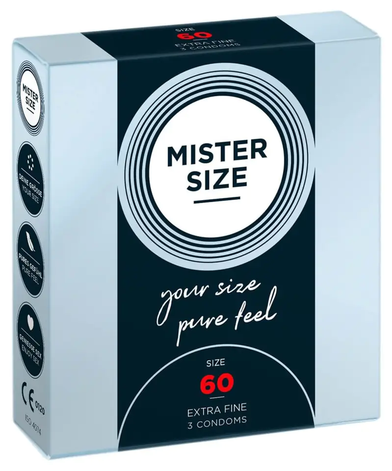 MISTER SIZE 60 mm Condoms 3 pieces
