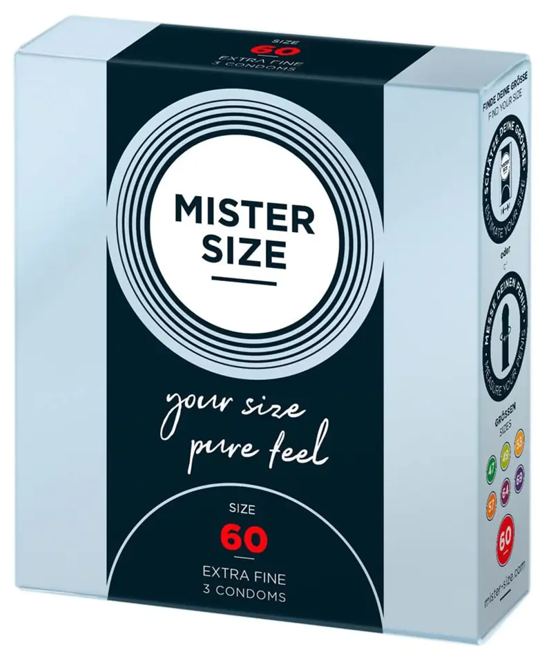 MISTER SIZE 60 mm Condoms 3 pieces
