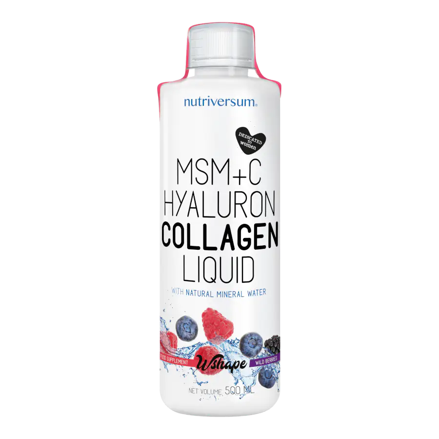 MSM+C Hyaluron Collagen Liquid - 500 ml - WSHAPE - Nutrivers