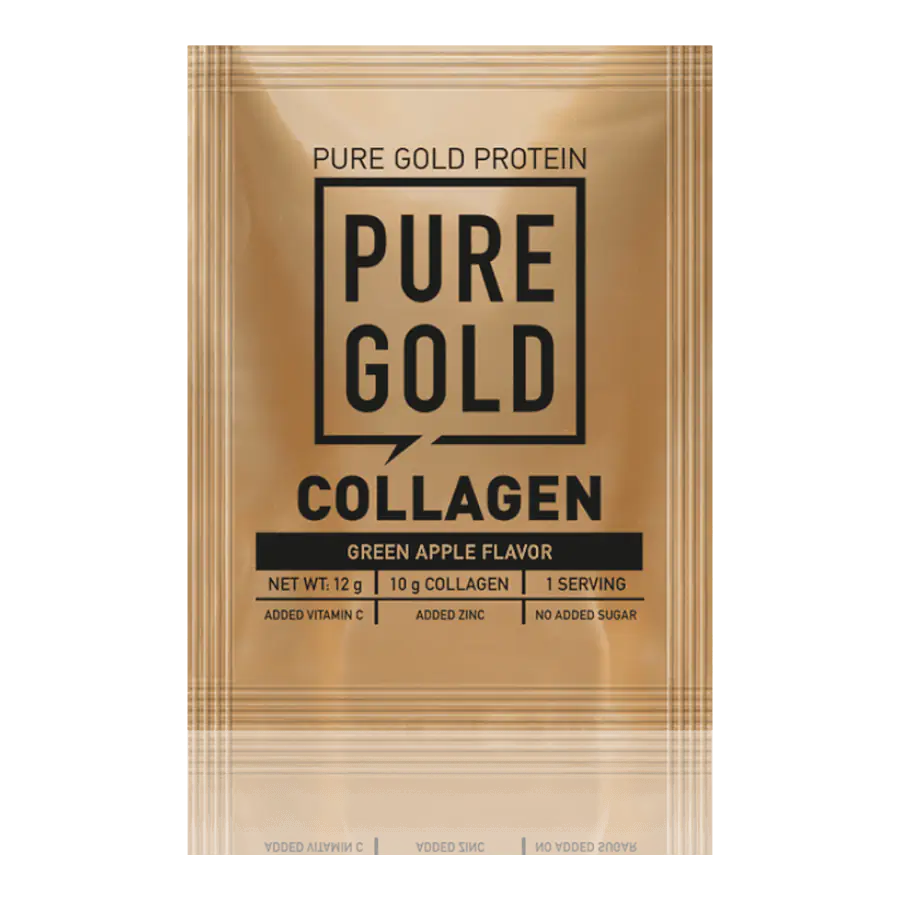 Collagen Marha kollagén italpor - Green Apple 12g - PureGold