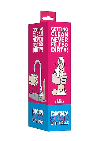 Dicky Cum - szappan pénisz herékkel -natúr