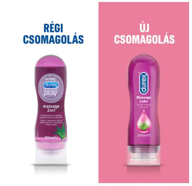 Durex Play 2in1 masszázsolaj - Aloe Vera