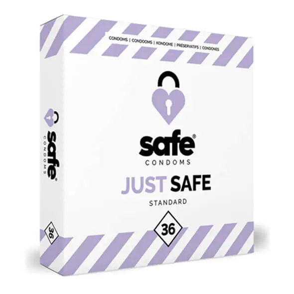 SAFE Just Safe - standard, vaníliás óvszer