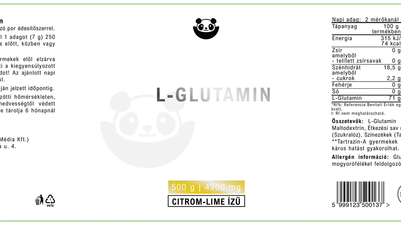 Panda Nutrition - Glutamin 500g