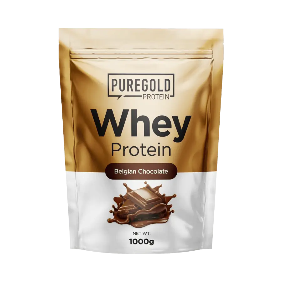 Whey Protein fehérjepor - 1 000 g - PureGold - belga csokoládé