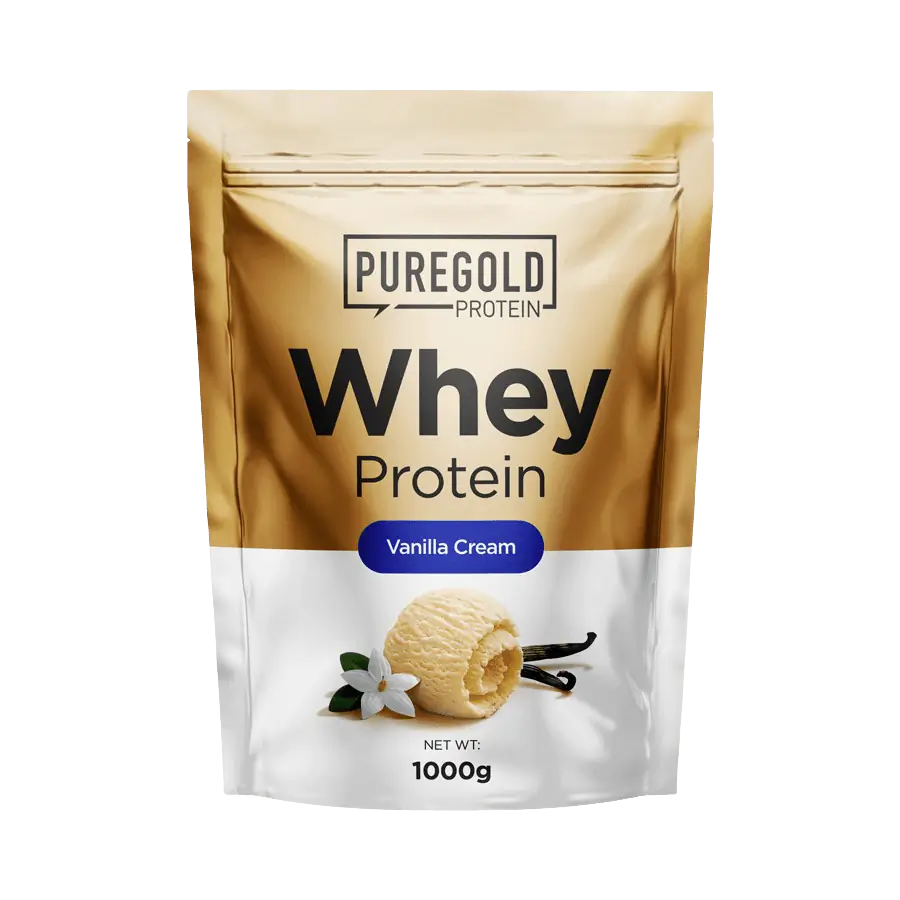 Whey Protein fehérjepor - 1 000 g - PureGold - vanília