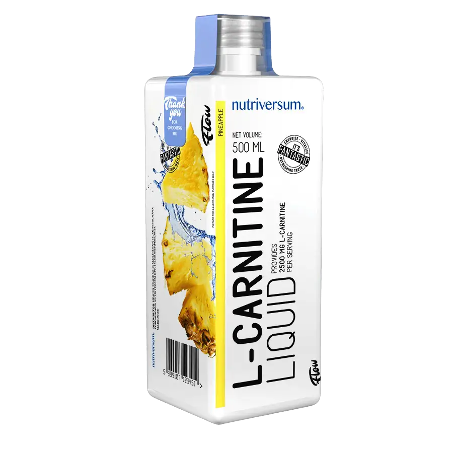 L-Carnitine 2500 mg - 500 ml - FLOW - Nutriversum - ananász