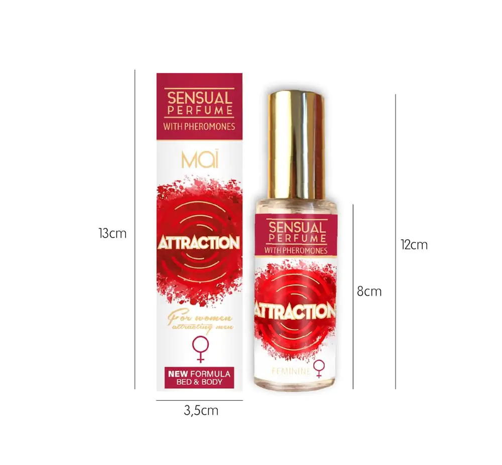 FEMININE PERFUME WITH PHEROMONES (MAI ATTRACTION) 30ML