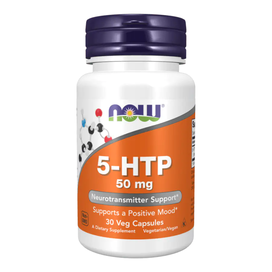 5-HTP 50 mg - 30 vegán kapszula - NOW Foods