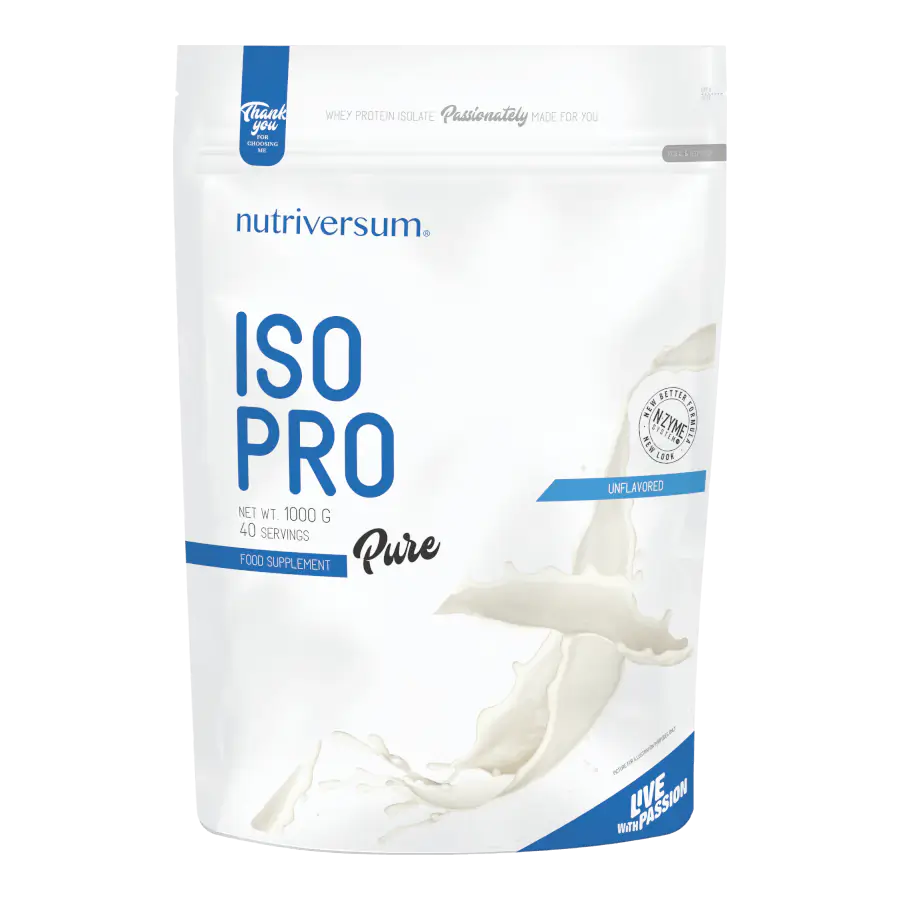 ISO PRO - 1 000 g - PURE - Nutriversum - ízesítetlen