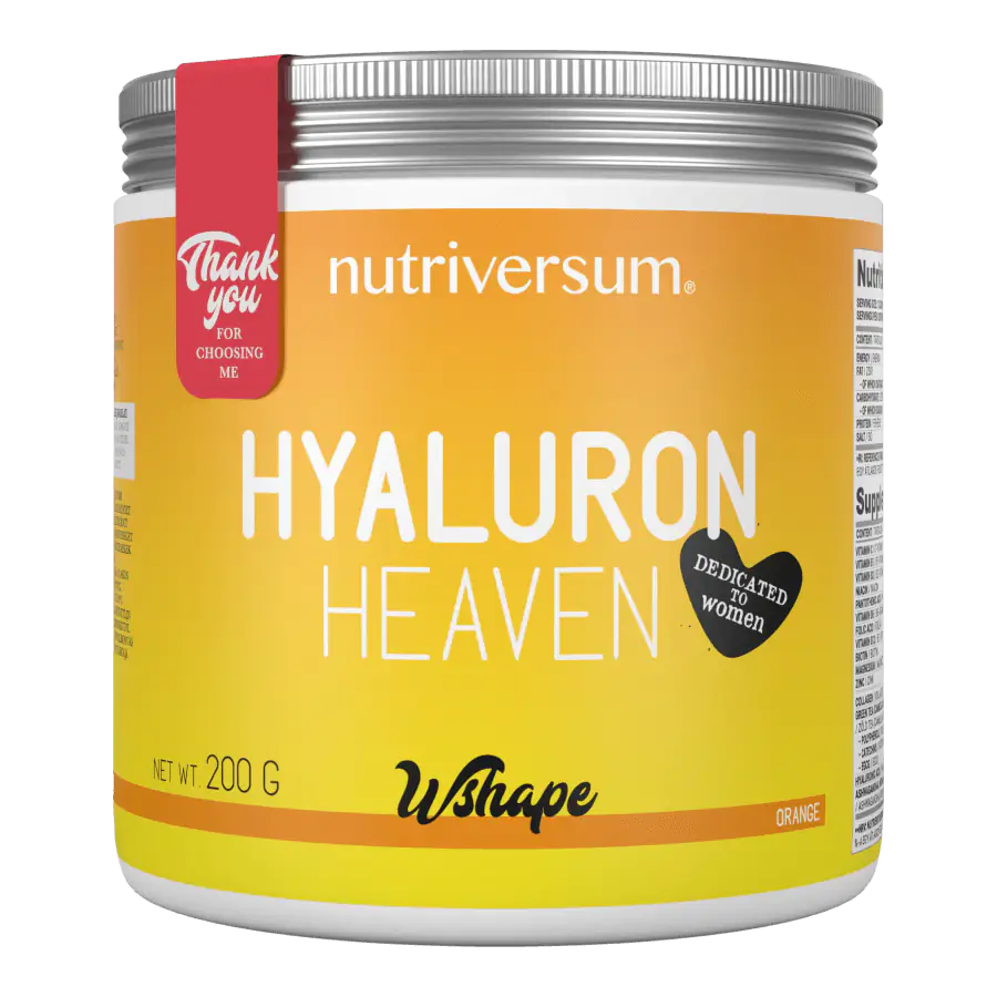 Hyaluron Heaven - 200 g - WSHAPE - Nutriversum - narancs