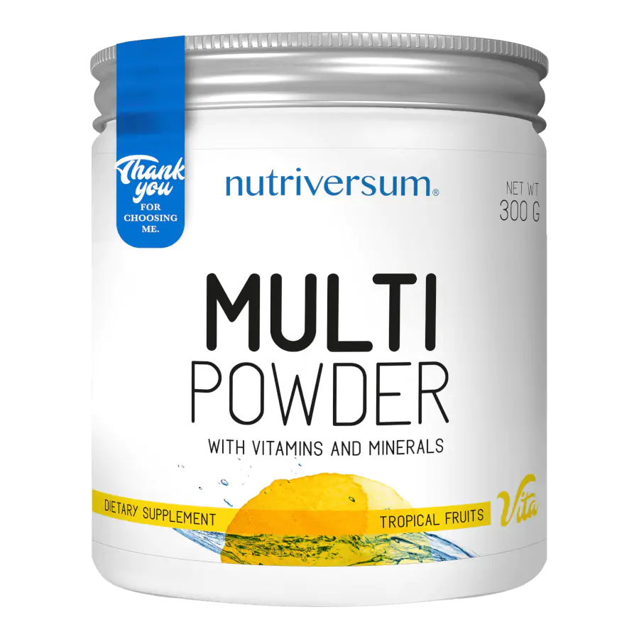 Multi Powder - 300 g - VITA - Nutriversum - trópusi gyümölcs