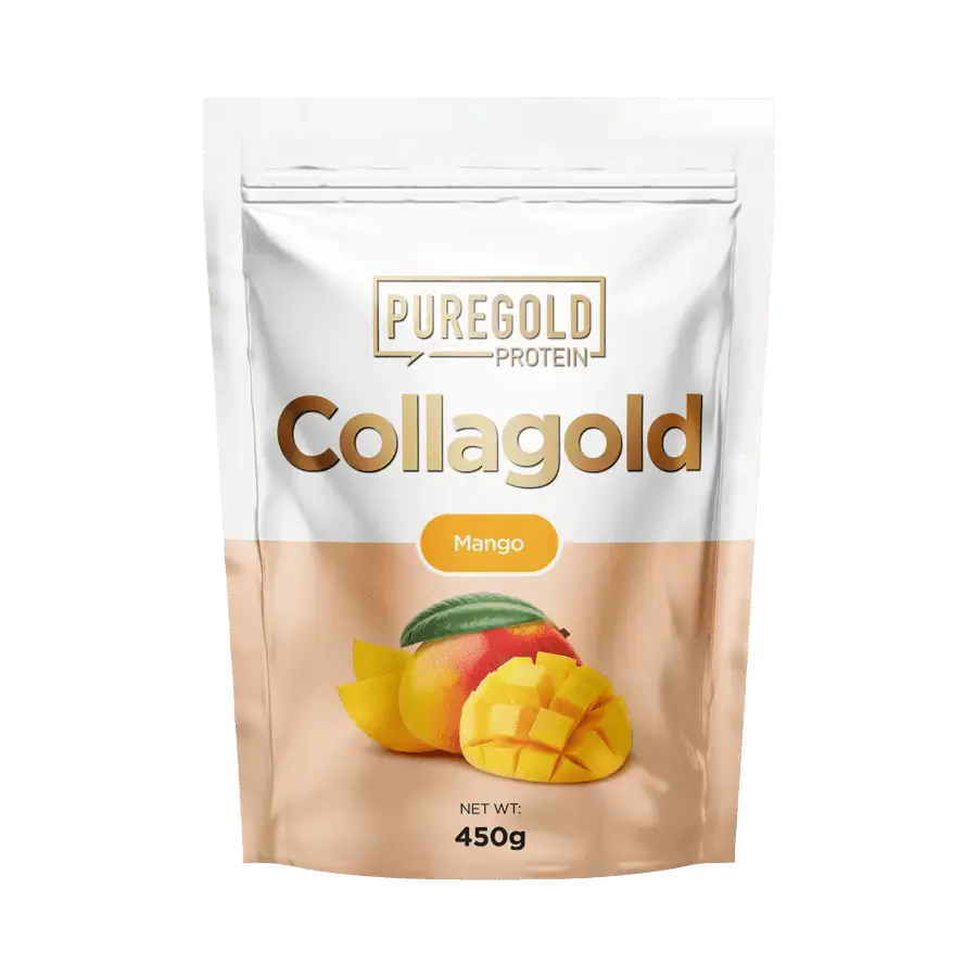 CollaGold Marha és Hal kollagén italpor hialuronsavval - Mango - 450g - PureGold