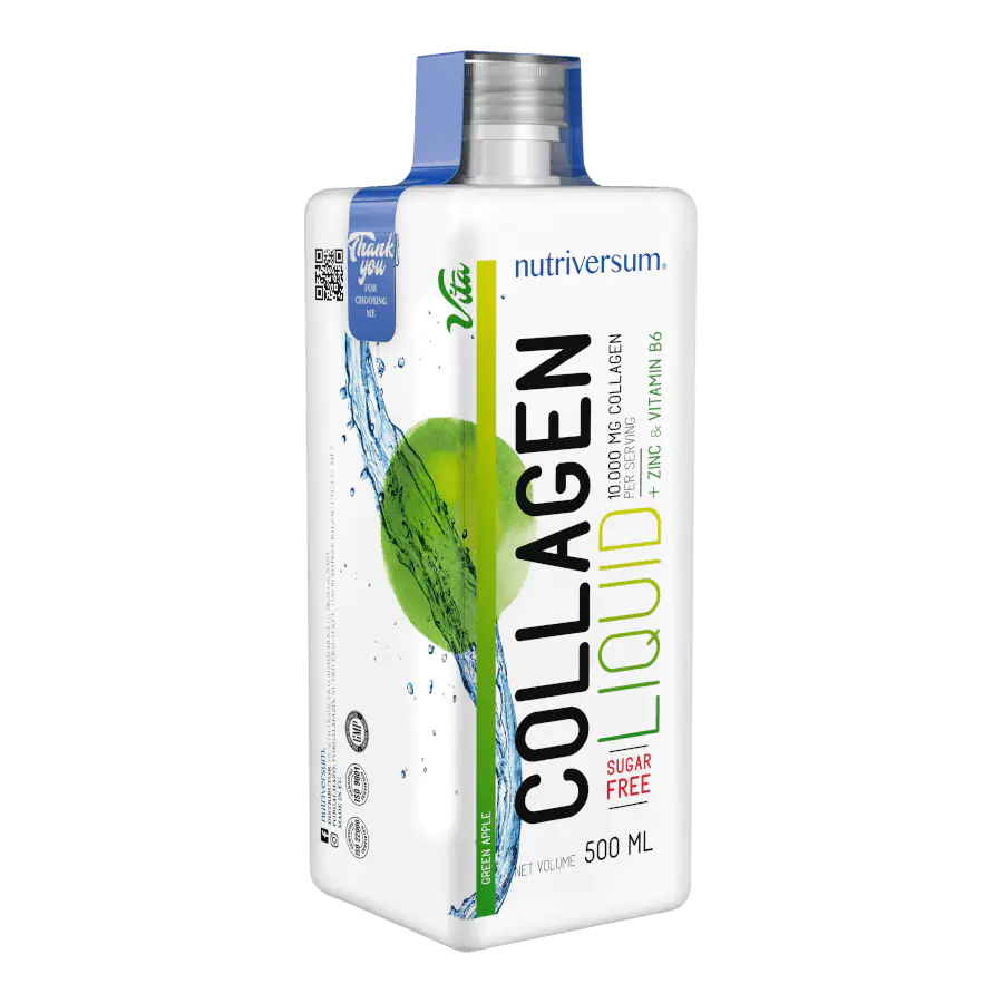 Collagen liquid Sugar Free - 10.000 mg - 500 ml - VITA - Nutriversum - zöldalma