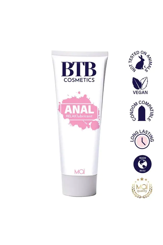 BTB WATER BASED ANAL RELAX LUBRICANT 100ML