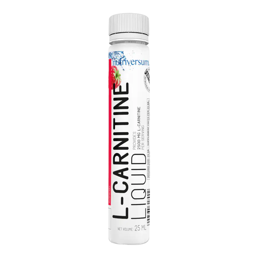 L-Carnitine 2 500 mg - 25 ml - FLOW - Nutriversum - málna