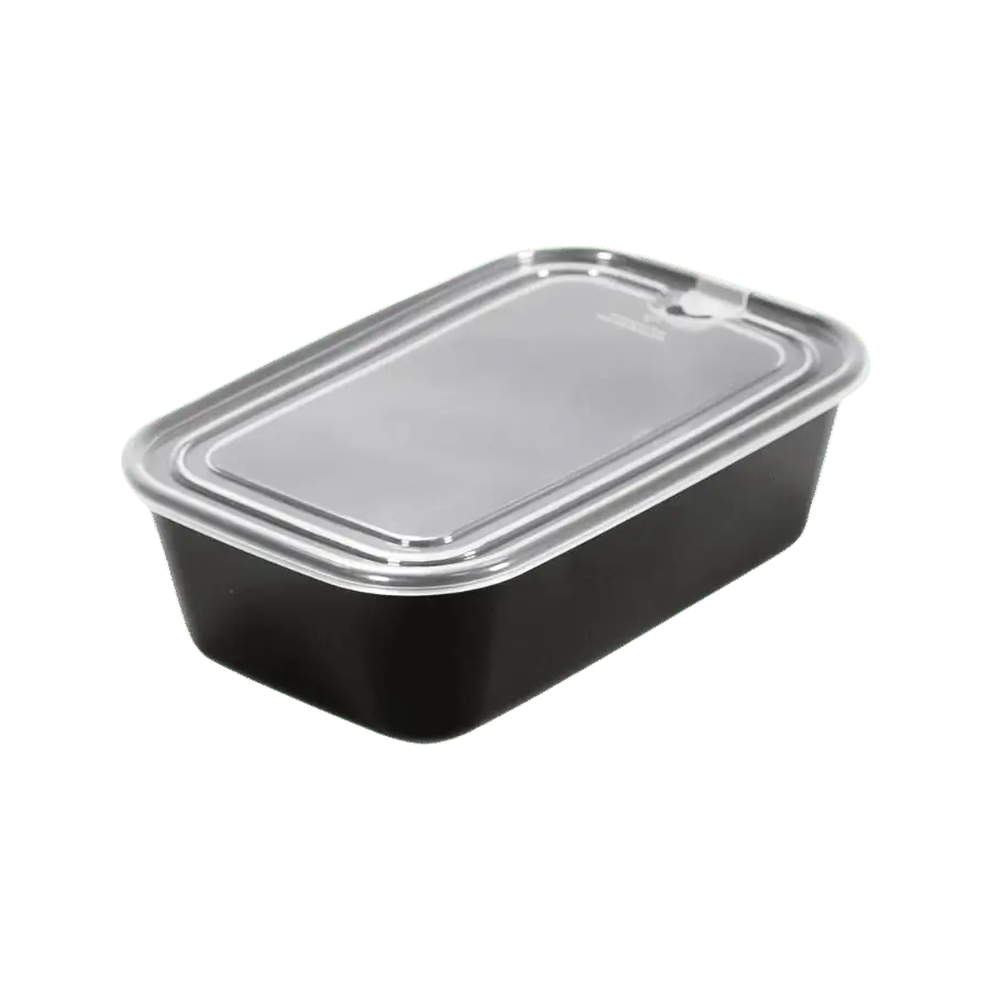 Fekete ételhordó doboz - GymBeam