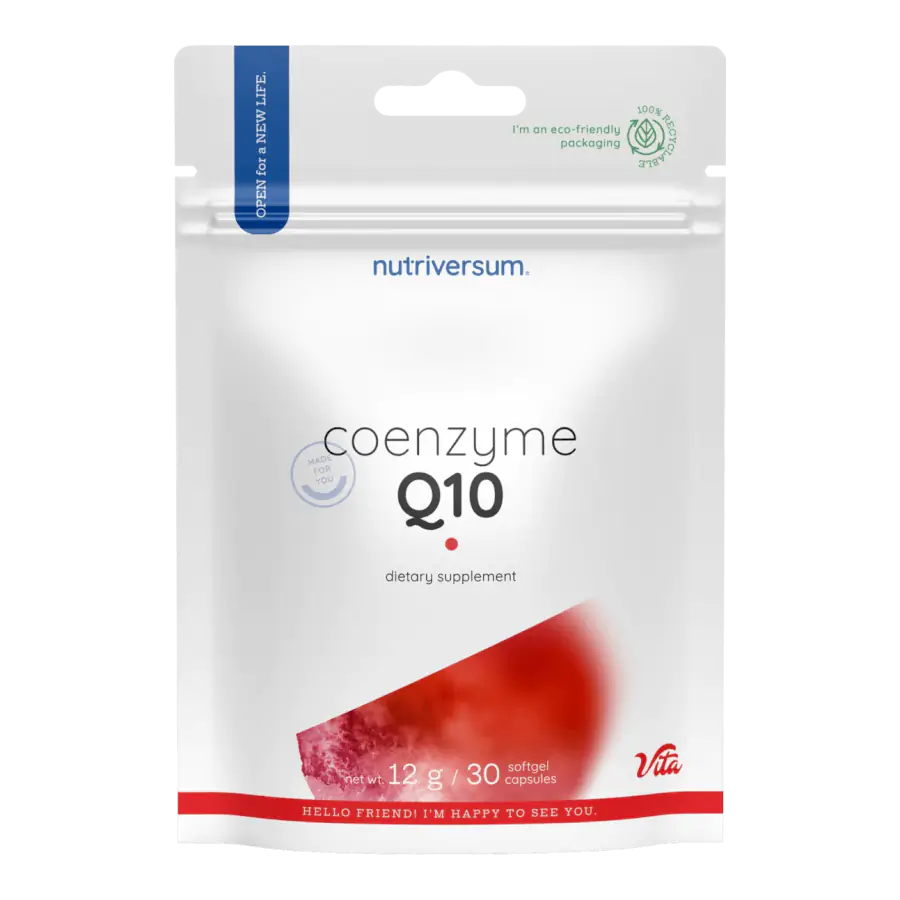 Coenzyme Q10 - 30 lágyzselatin kapszula - Nutriversum