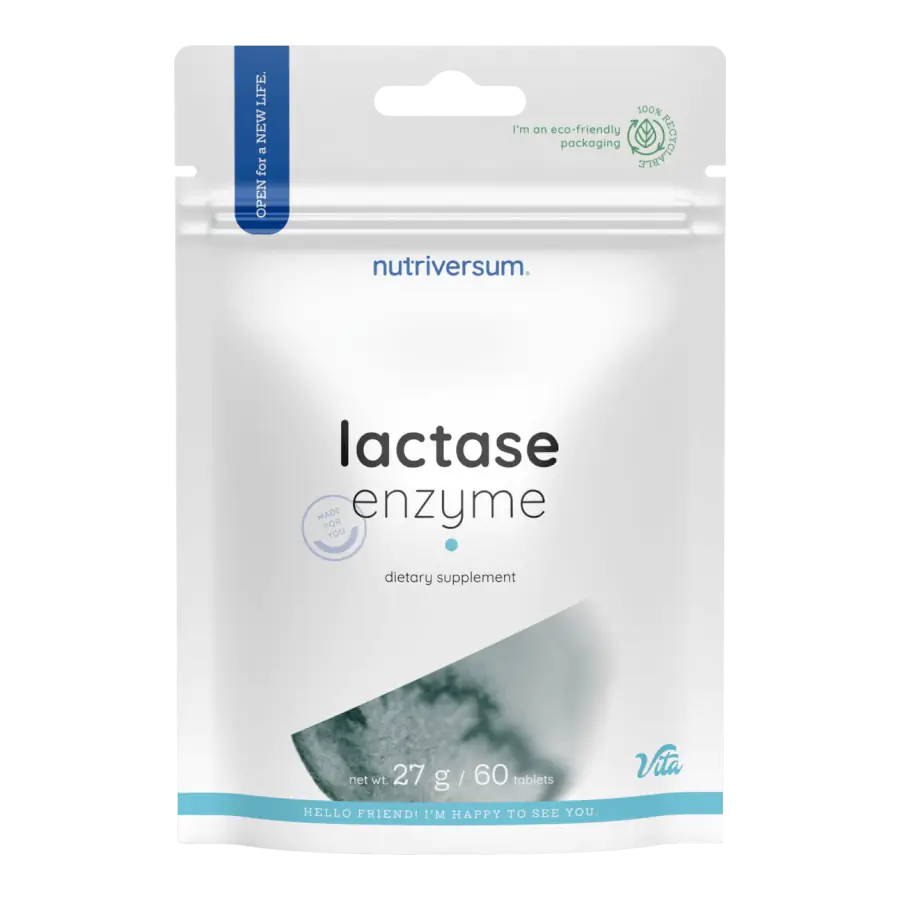 Lactase Enzyme - 60 tabletta - Nutriversum