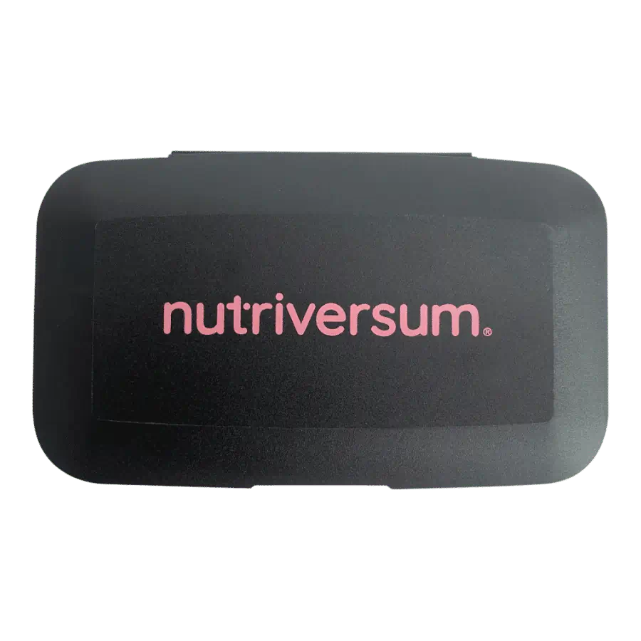 Tablettatartó fekete - Nutriversum