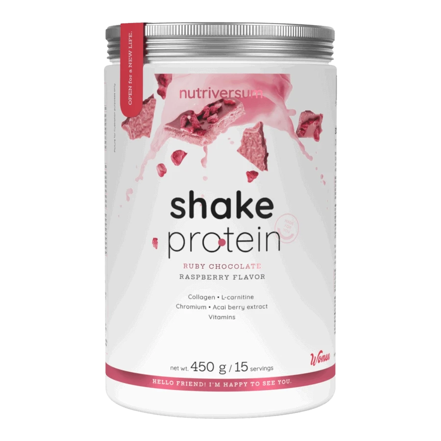 Shake Protein - 450 g - ruby csokoládé - Nutriversum