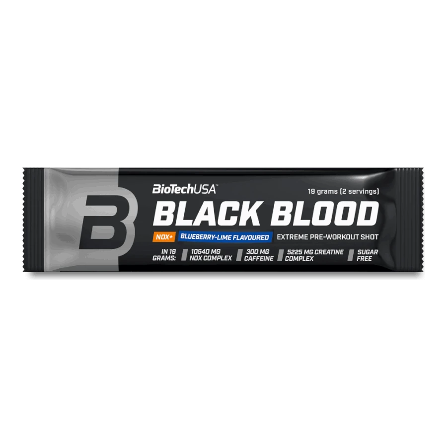 Black Blood NOX+ 19g áfonya-lime - BioTech USA