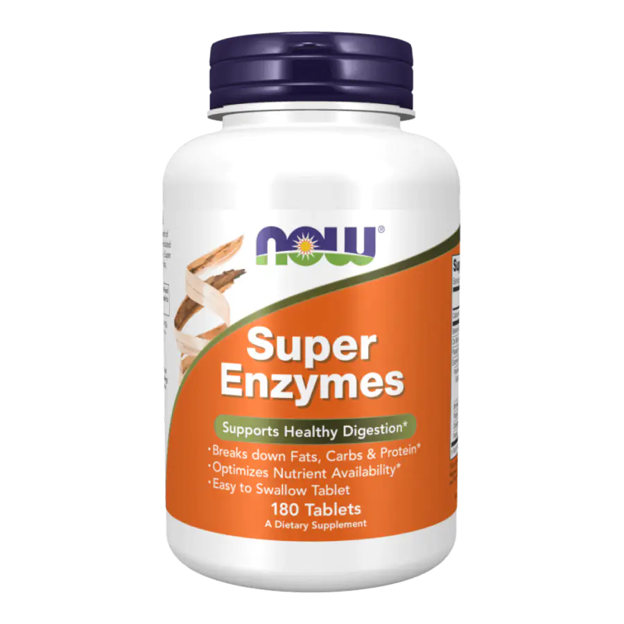 Super Enzymes - 180 tabletta - NOW Foods