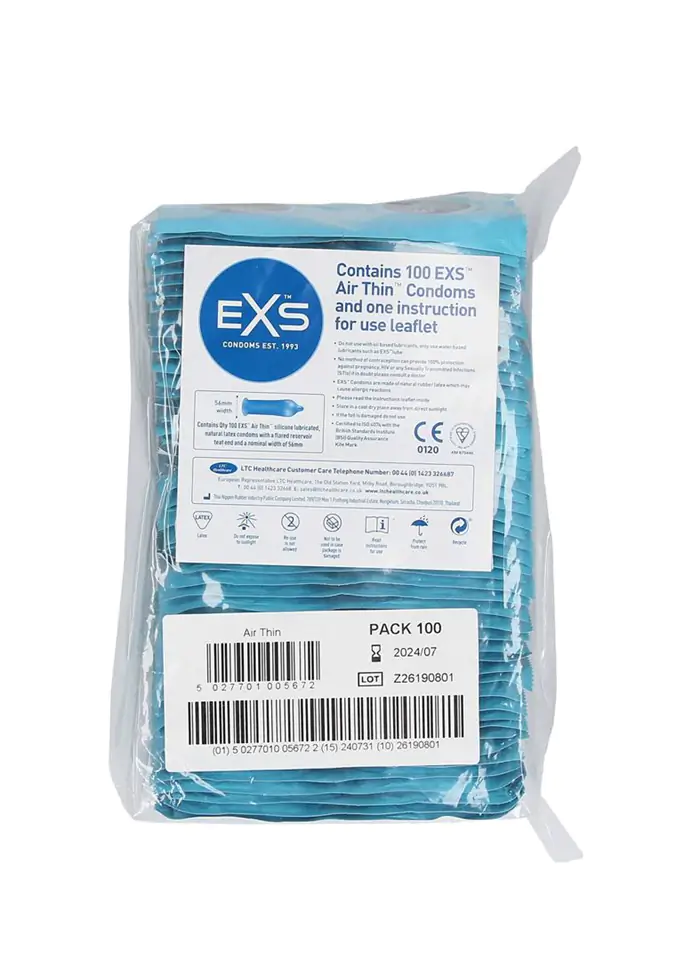 EXS Air Thin - latex óvszer