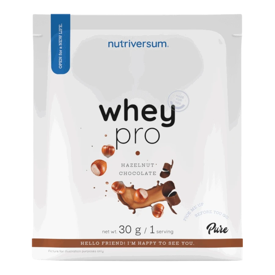 Whey PRO - 30 g - mogyorós-csokoládé - Nutriversum