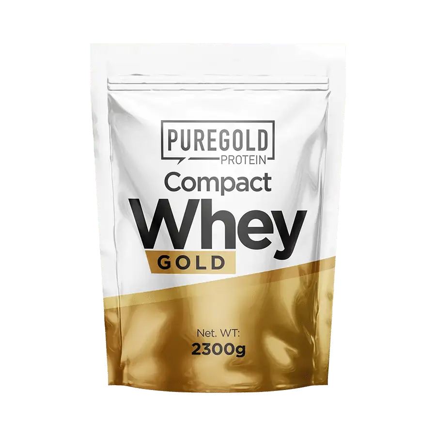 Compact Whey Gold fehérjepor - 2300 g - PureGold - vanília turmix