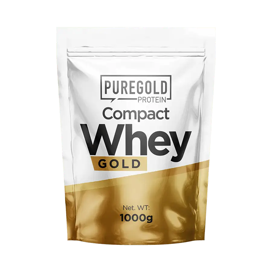 Compact Whey Gold fehérjepor - 1000 g - PureGold - almáspite