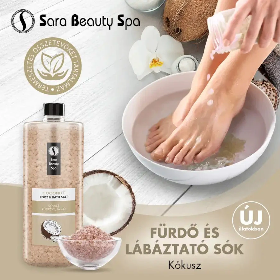 Érzéki fürdősó - Kókusz - 1320g - Sara Beauty Spa