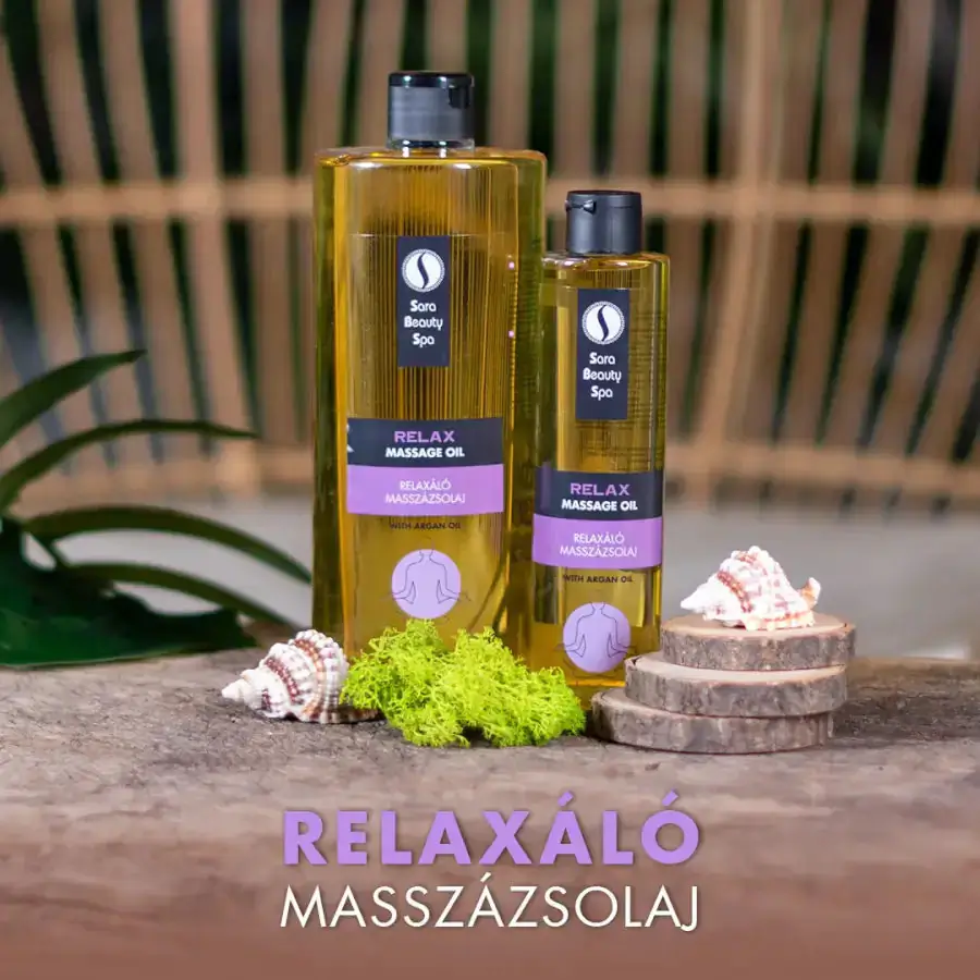 Relaxáló masszázsolaj - 1000ml - Sara Beauty Spa