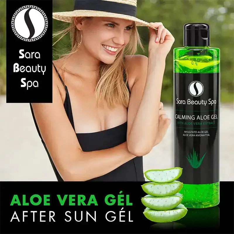 Nyugtató Aloe Vera gél - 250ml - Sara Beauty Spa