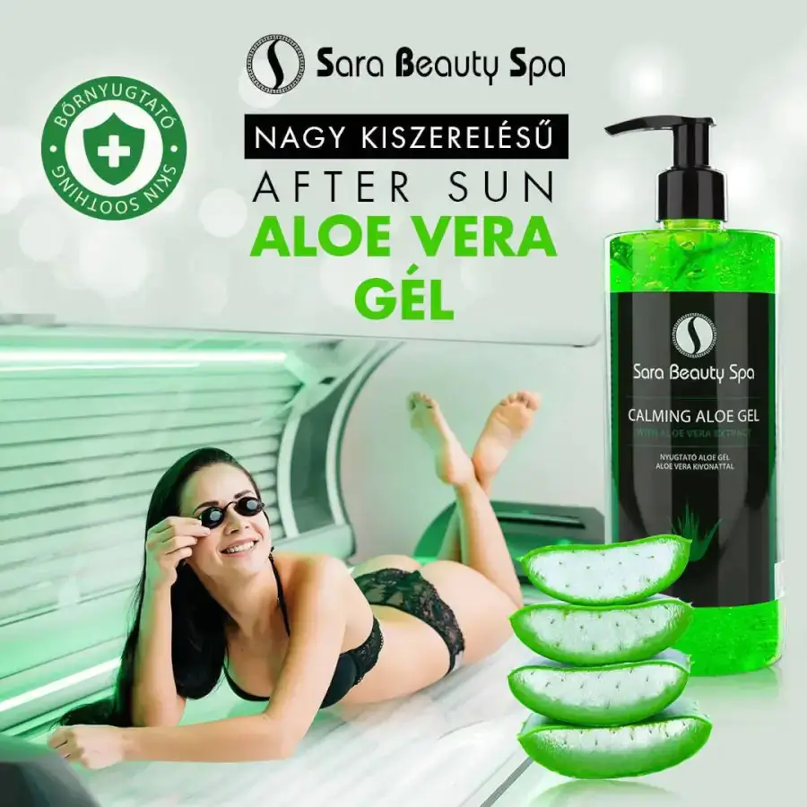 Nyugtató Aloe Vera gél - 250ml - Sara Beauty Spa