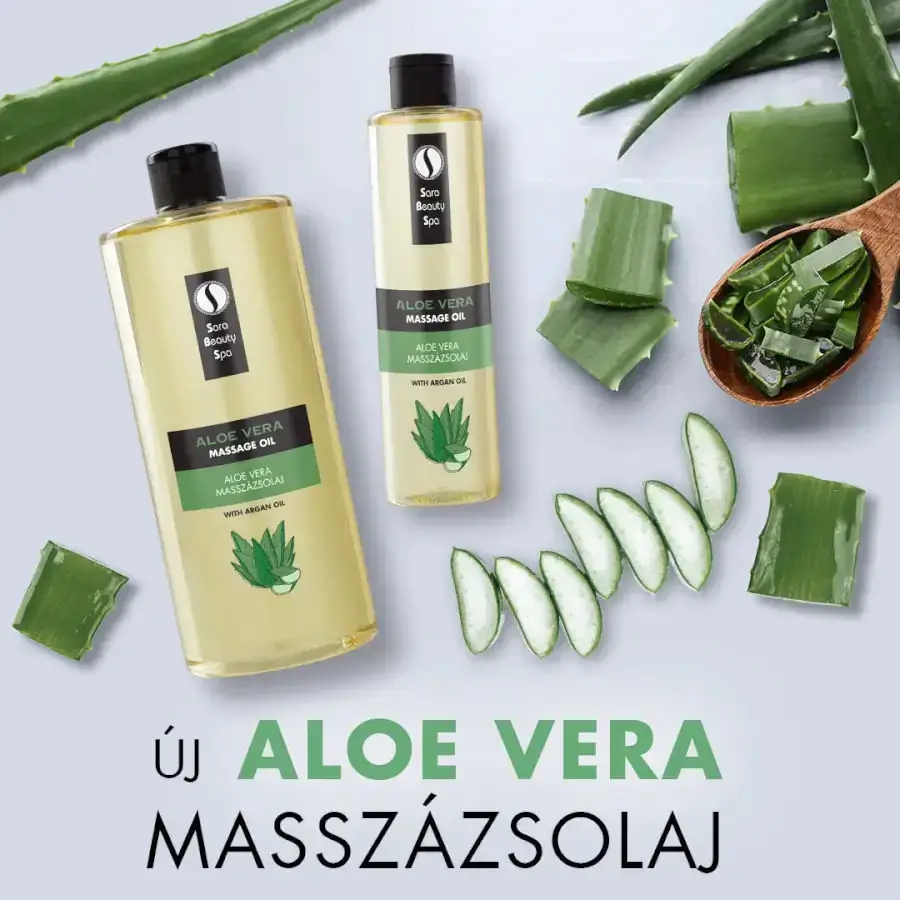 Aloe vera masszázsolaj - 250ml - Sara Beauty Spa