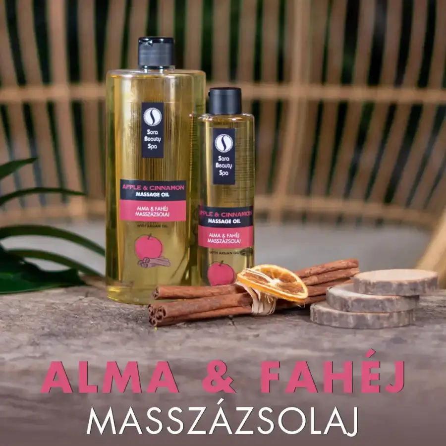 Alma és Fahéj masszázsolaj - 1000ml - Sara Beauty Spa