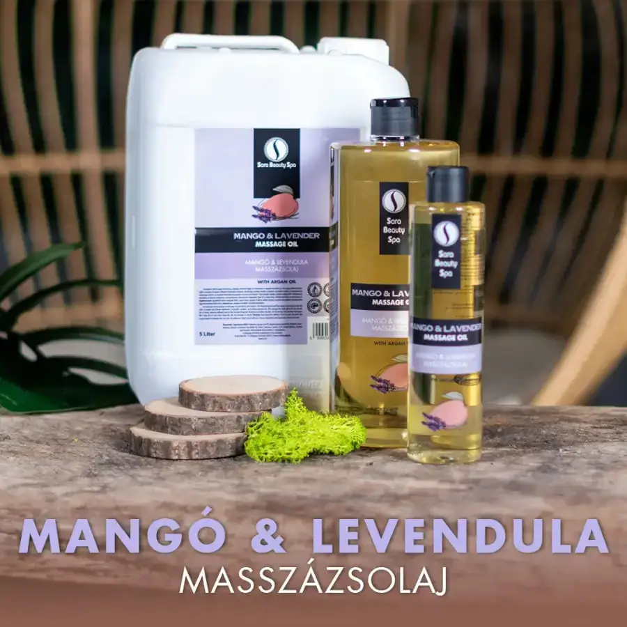 Mangó és Levendula masszázsolaj - 1000ml - Sara Beauty Spa