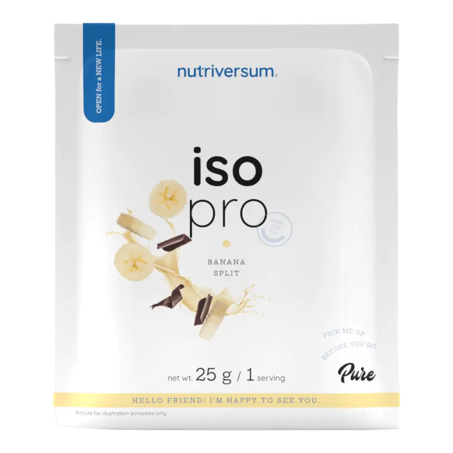 ISO PRO - 25 g - banán split - Nutriversum