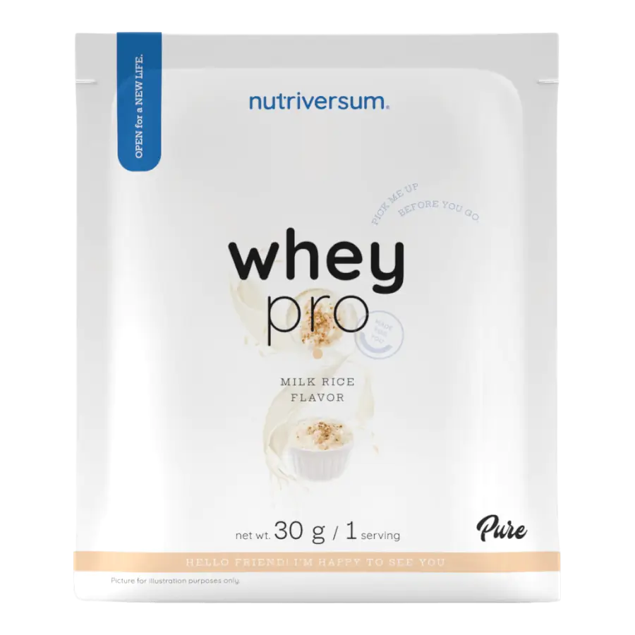 Whey PRO - 30 g - tejberízs - Nutriversum
