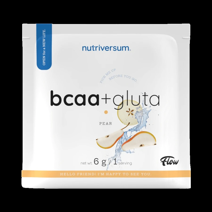 BCAA + GLUTA - 6 g - körte - Nutriversum