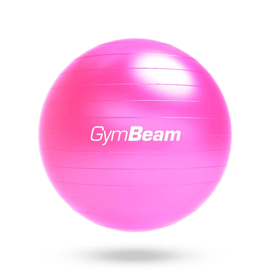 Fitball fitness labda 65 cm - fényes rózsaszín - GymBeam