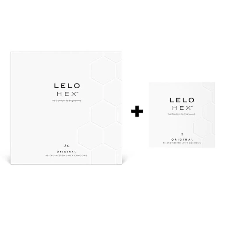 LELO Hex Original - luxus óvszer csomag (36+3db)