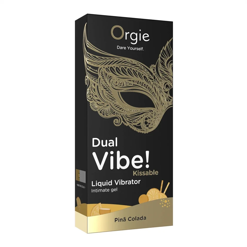 Orgie Dual Vibe! - folyékony vibrátor - Pinã Colada