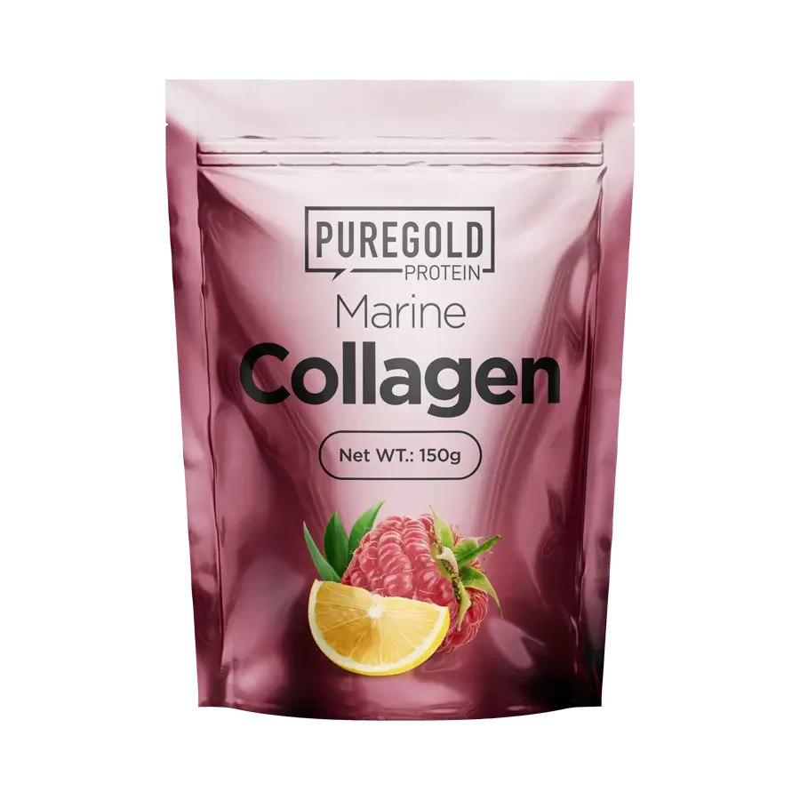 Collagen hal kollagén italpor - málna 150g - PureGold