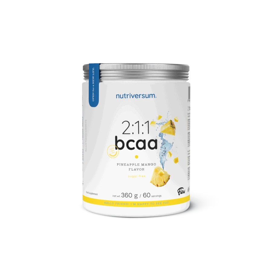 2:1:1 BCAA Sugar Free - 360 g - ananász-mangó - Nutriversum