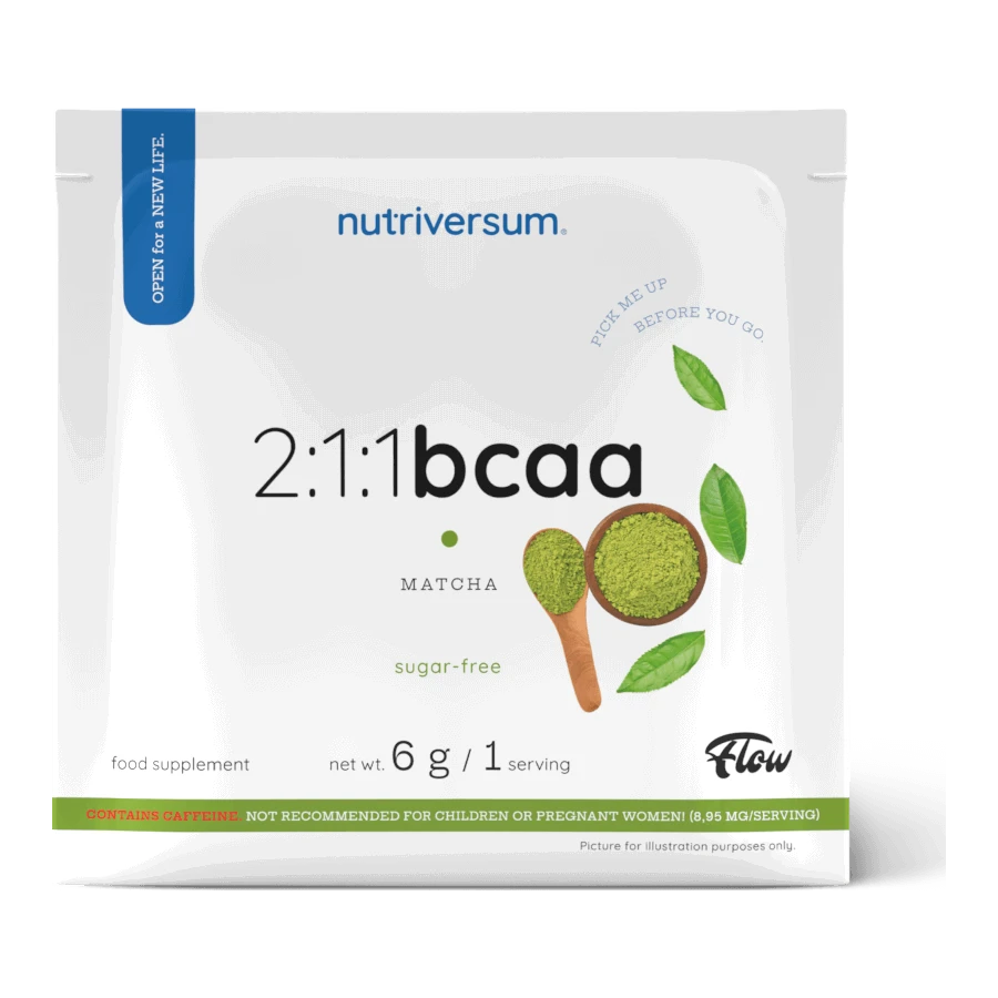 2:1:1 BCAA Sugar Free - 6 g - matcha - Nutriversum